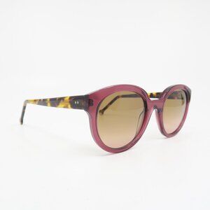 Nathalie Blanc HELENE C607 Purple/Brown Gradient Lenses, New Women's Sunglasses.